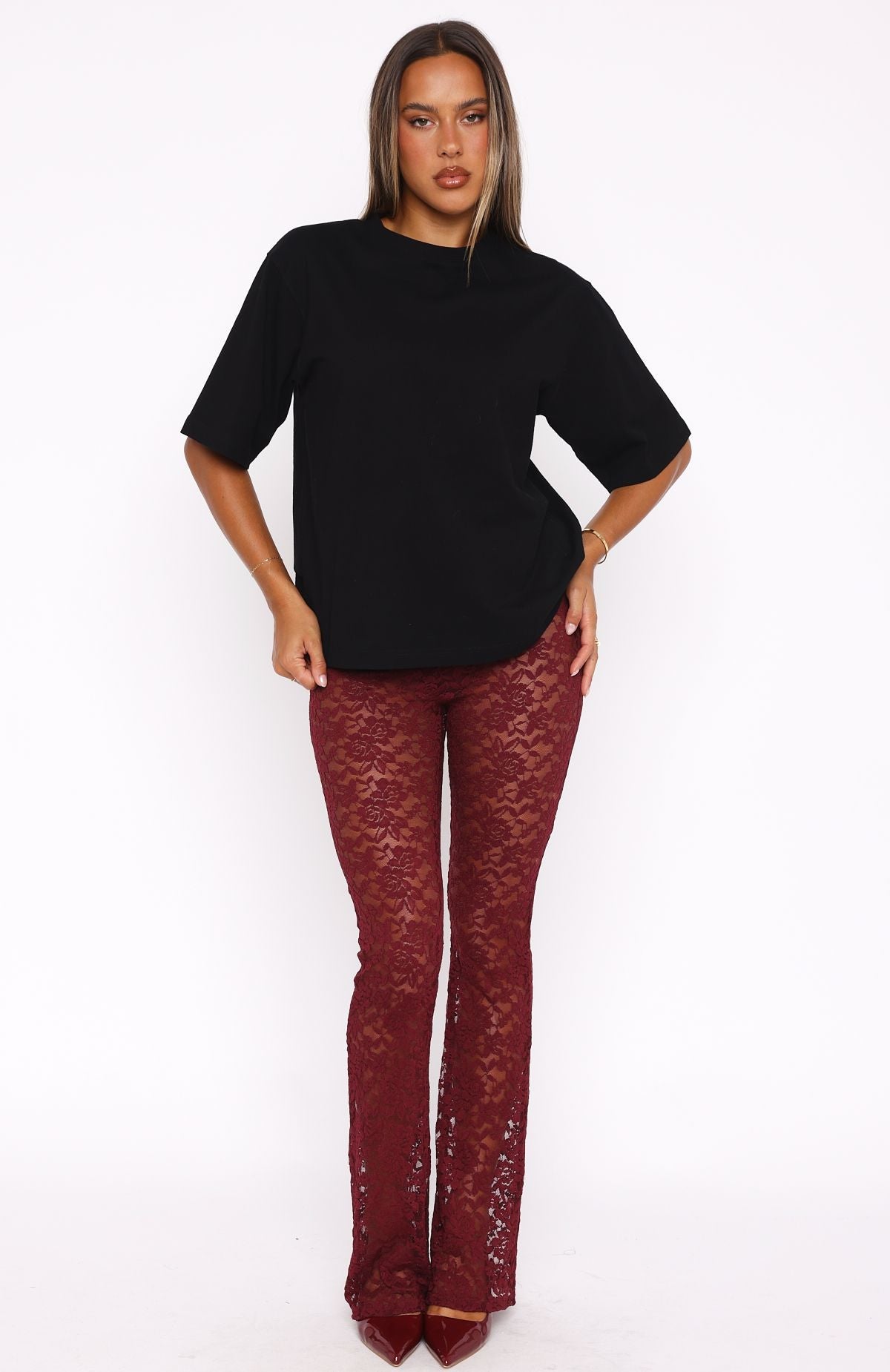 New Era Pants Wine